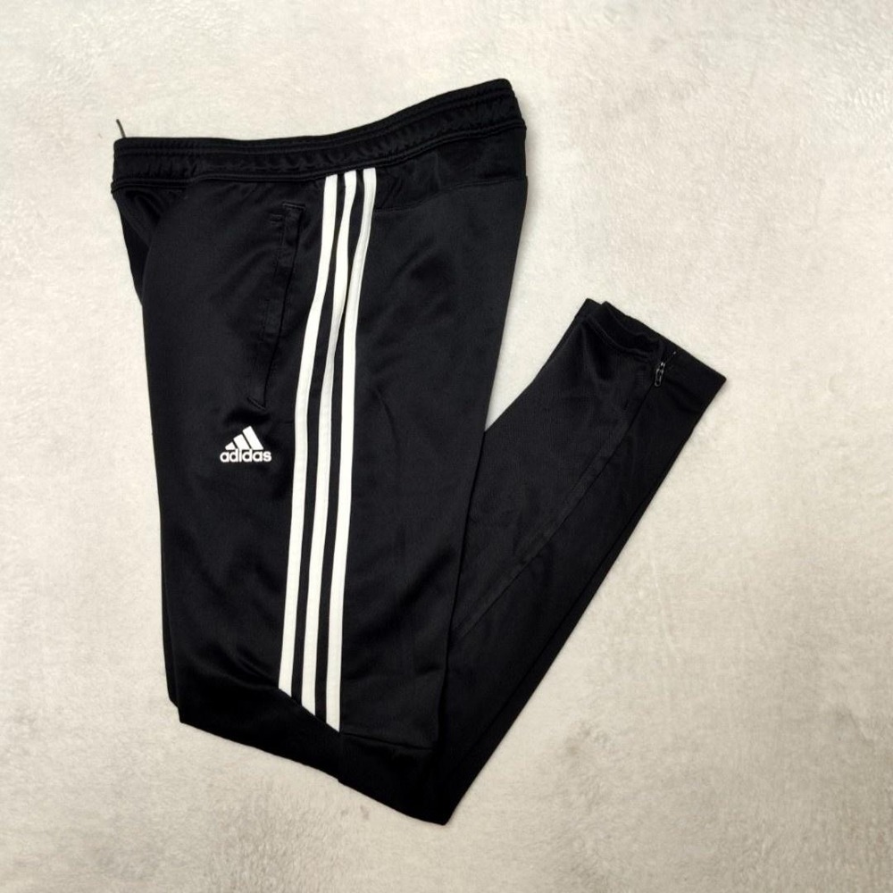 Adidas Track Pants Womens M Black Tiro 17 Soccer 3-Stripes Training Gym BS3685
